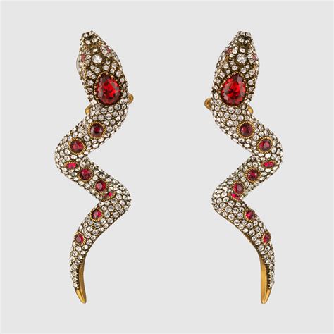 gucci earrings snake